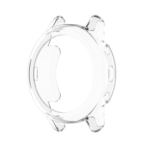 

For Garmin Venu 2 Plus Half-pack TPU Electroplating Watch Case(Transparent White)