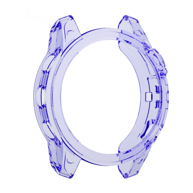 

For Garmin Epix Half-pack TPU Watch Case(Transparent Blue)