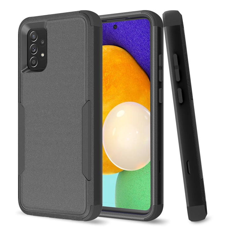 

For Samsung Galaxy A52 5G / 4G TPU + PC Shockproof Phone Case(Black)