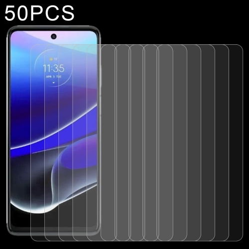 

50 PCS 0.26mm 9H 2.5D Tempered Glass Film For Motorola Moto G Stylus 5G 2022