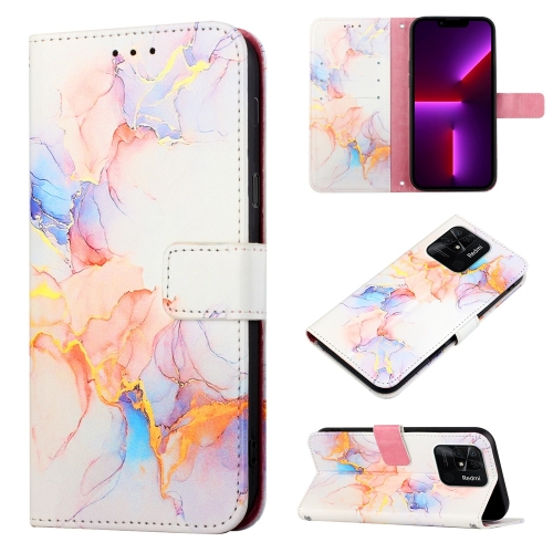 

For Xiaomi Redmi 10C 4G / Redmi 10 India PT003 Marble Pattern Flip Leather Phone Case(LS004)