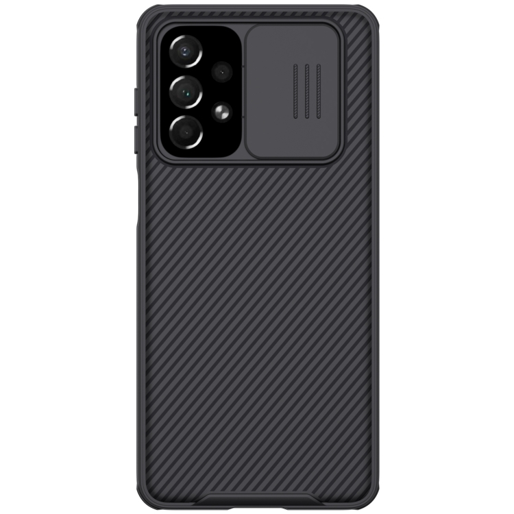 

For Samsung Galaxy A73 5G NILLKIN Black Mirror Pro Series Camshield PC Phone Case(Black)