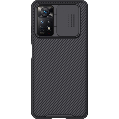 

For Xiaomi Redmi Note 11 Pro / 11 Pro 5G / 11 Pro+ 5G Global NILLKIN Black Mirror Series Camshield PC Phone Case(Black)