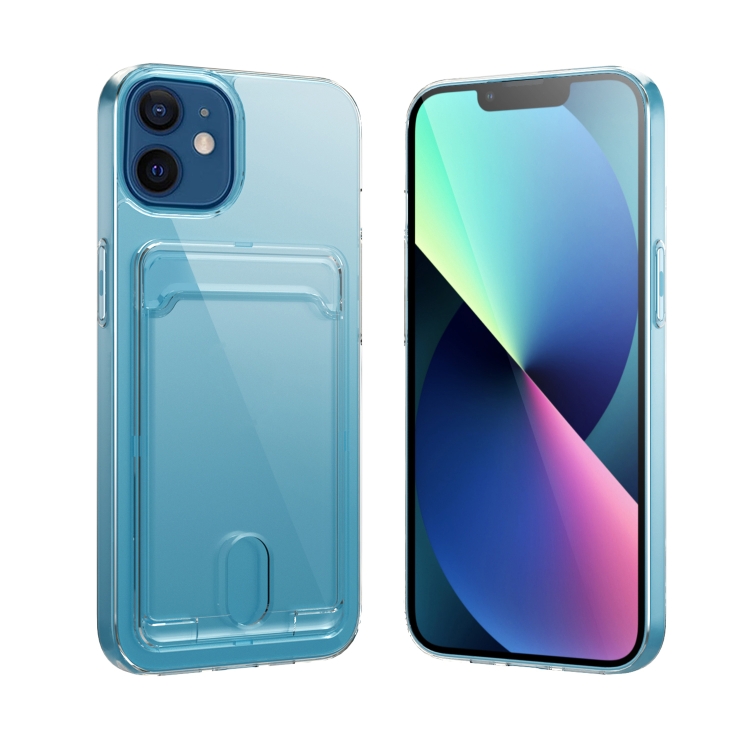 

Card PC+TPU Phone Case For iPhone 12(Transparent)