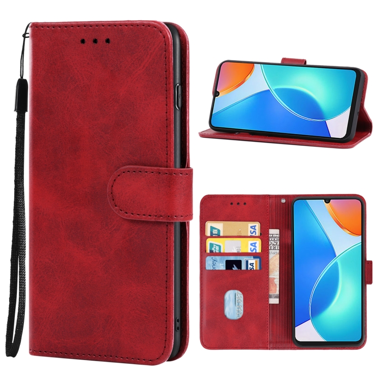 

Leather Phone Case For Honor Play6T(Red)