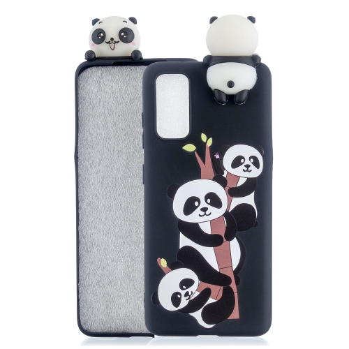 

For Samsung Galaxy A33 5G Shockproof Cartoon TPU Phone Case(Three Pandas)