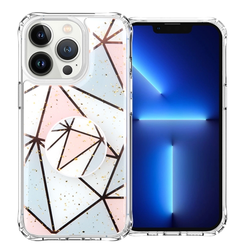 

IMD Epoxy Space Shockproof Phone Case with Holder For iPhone 11(A1)