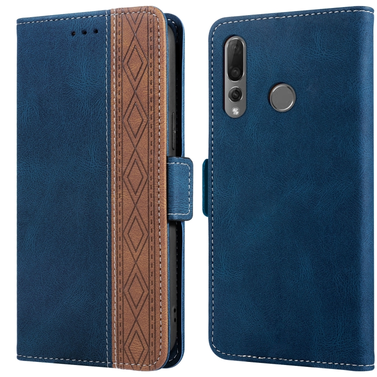 

For Huawei P smart Z Stitching Side-Magnetic RFID Leather Phone Case(Royal Blue)