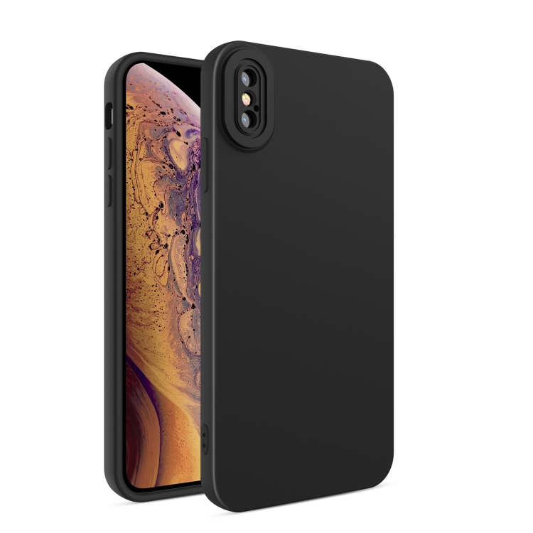 

Eagle Eye Lens Oily Feel TPU + PC Phone Case For iPhone XS Max(Black)