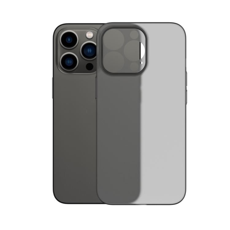 

Frosted Shockproof Phone Case For iPhone 12(Transparent Black)