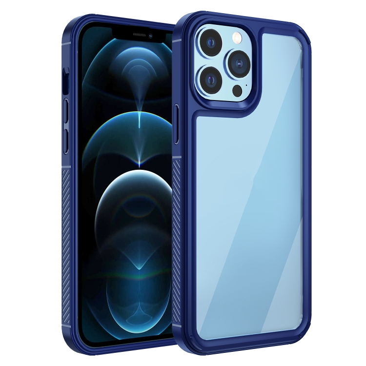 

Forerunner TPU+PC Phone Case For iPhone 13 Pro(Blue)