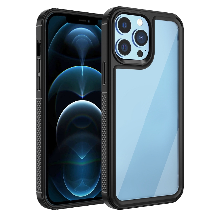 

Forerunner TPU+PC Phone Case For iPhone 13 Pro Max(Black)