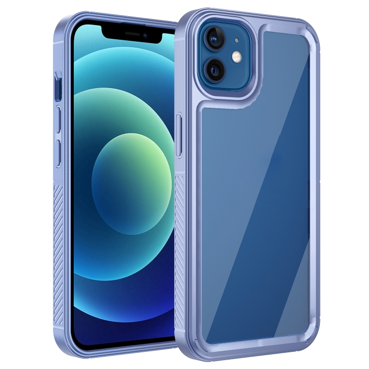 

For iPhone 12 mini Forerunner TPU+PC Phone Case (Purple)