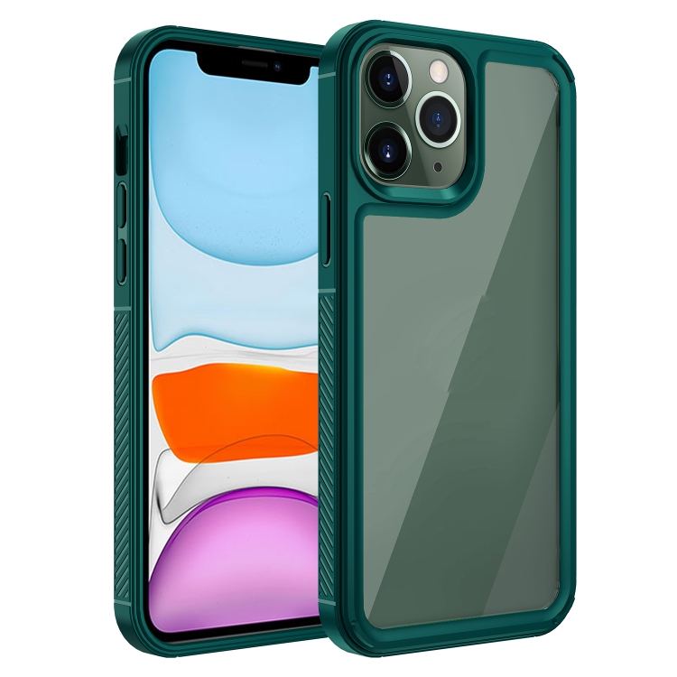 

For iPhone 11 Pro Forerunner TPU+PC Phone Case (Green)