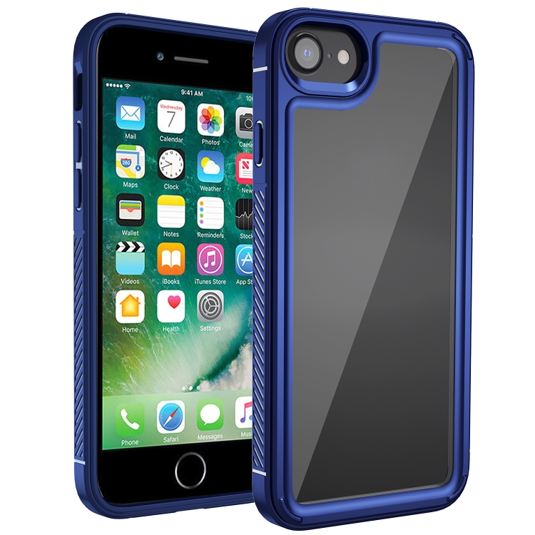 

Forerunner TPU+PC Phone Case For iPhone SE 2022 / SE 2020 / 8 / 7(Blue)