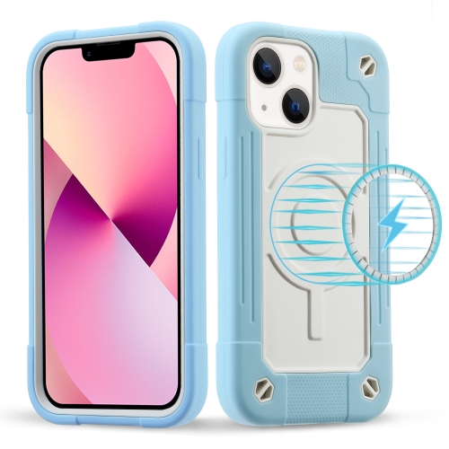 

Colorful Magsafe Magnetic Phone Case For iPhone 13(Ice Blue)