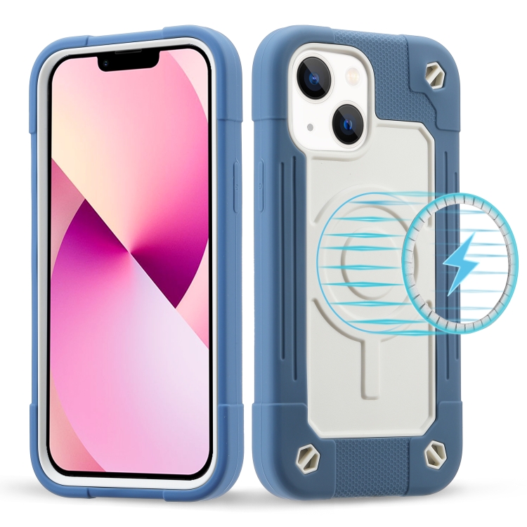 

Colorful Magsafe Magnetic Phone Case For iPhone 13(Daisy Blue)