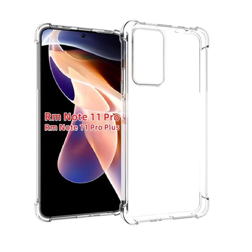 

For Xiaomi Redmi Note 11 Pro Shockproof Non-slip Thickening TPU Phone Case(Transparent)