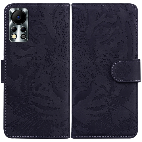 

For Infinix Hot 11S NFC X6812B Tiger Embossing Pattern Horizontal Flip Leather Phone Case(Black)