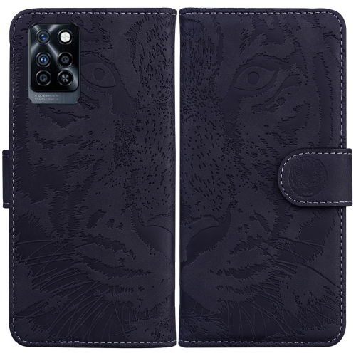

For Infinix Note 10 Pro X695 Tiger Embossing Pattern Horizontal Flip Leather Phone Case(Black)