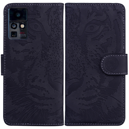 

For Infinix Zero X / X Pro Tiger Embossing Pattern Horizontal Flip Leather Phone Case(Black)