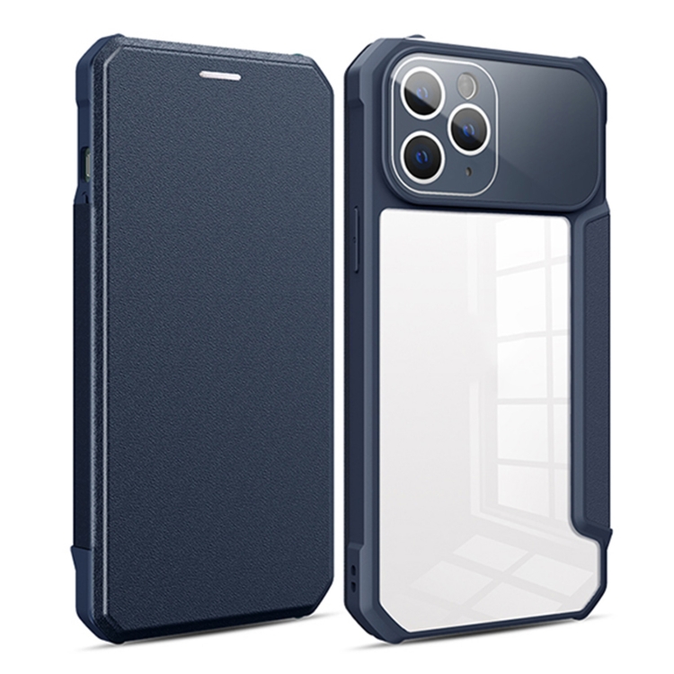 

Magnetic Flip Leather Phone Case For iPhone 11 Pro Max(Blue)