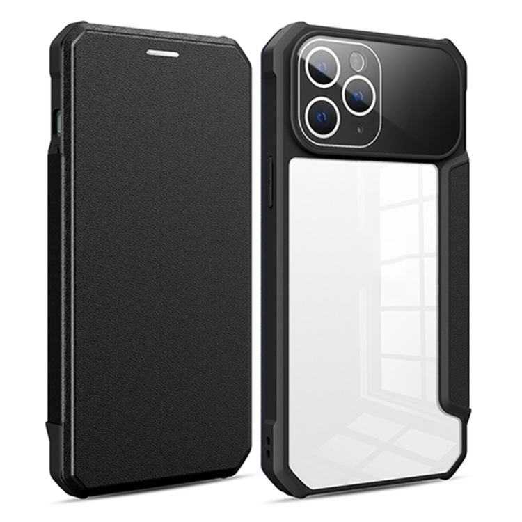

Magnetic Flip Leather Phone Case For iPhone 12 Pro(Black)