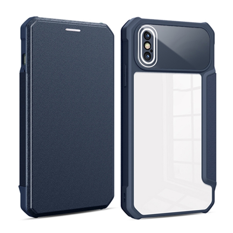 

Magnetic Flip Leather Phone Case For iPhone XS Max(Blue)