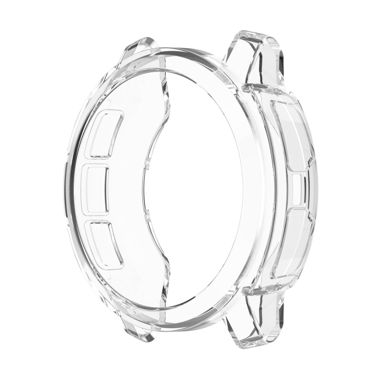 

For Garmin Instinct 2 Half Coverage Hollowed TPU Watch Case(Transparent White)