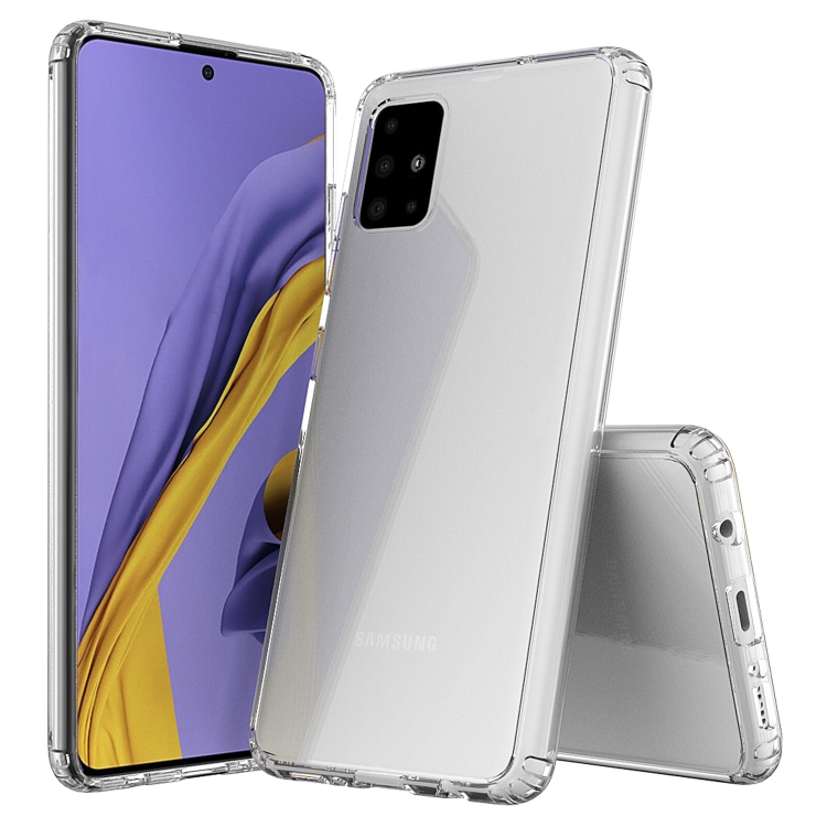 

For Galaxy A71 Scratchproof TPU + Acrylic Protective Case(Transparent)