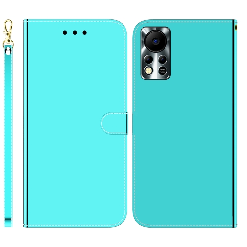 

For Infinix Hot 11S NFC X6812B Imitated Mirror Surface Horizontal Flip Leather Phone Case(Mint Green)