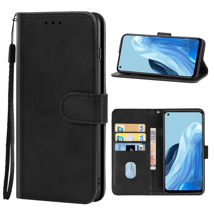 

Leather Phone Case For OPPO F21 Pro 5G(Black)