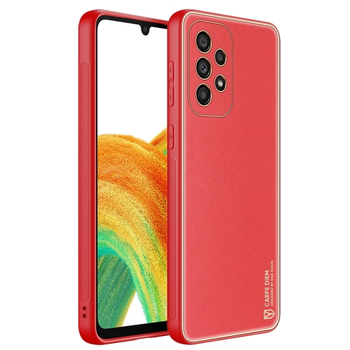 

For Samsung Galaxy A33 5G DUX DUCIS YOLO Series PU + PC + TPU Phone Case(Red)