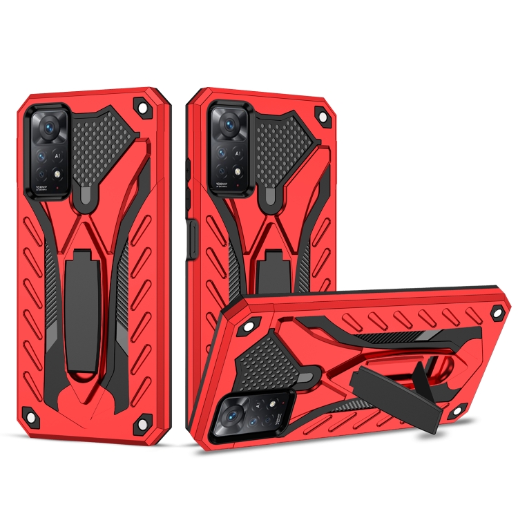 

For Xiaomi Redmi Note 11 Pro 5G / 4G Global Shockproof TPU + PC Phone Case(Red)