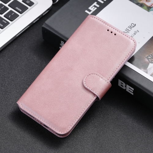 

For Samsung Galaxy A23 4G/M23/F23 Classic Calf Texture PU + TPU Horizontal Flip Leather Case(Rose Gold)