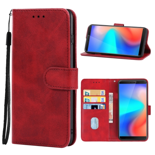 

Leather Phone Case For CUBOT J3 Pro(Red)