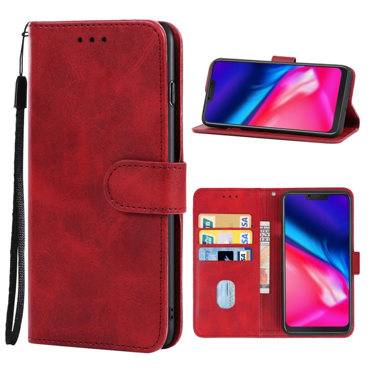 

Leather Phone Case For CUBOT P20(Red)