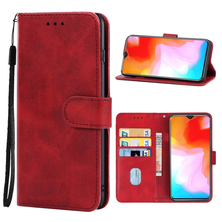 

Leather Phone Case For CUBOT X20 Pro(Red)