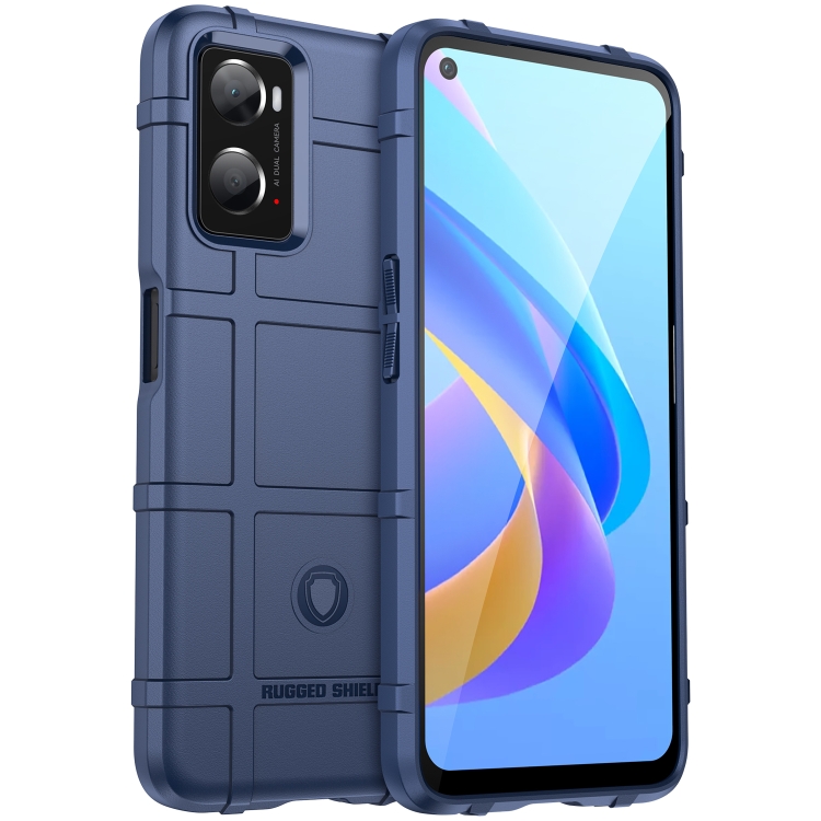 

For OPPO A36 Full Coverage Shockproof TPU Case(Blue)