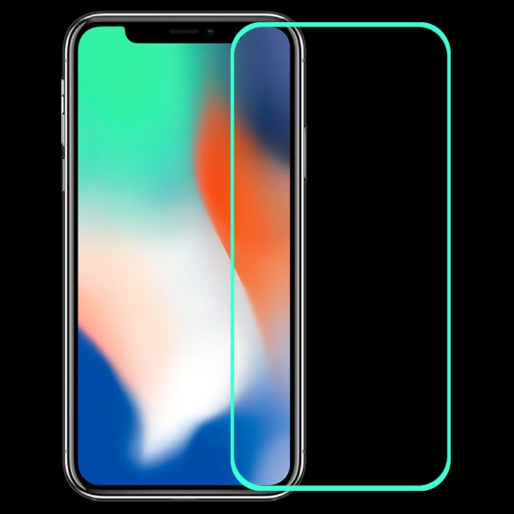 

For iPhone 11 Pro / XS / X Luminous Shatterproof Airbag Tempered Glass Film