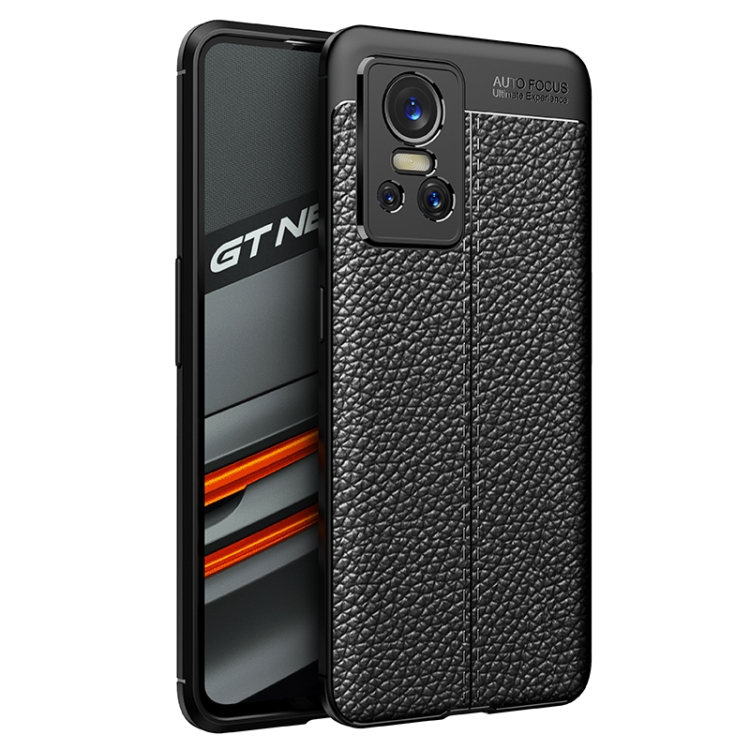 

For OPPO Realme GT Neo3 Litchi Texture TPU Shockproof Case(Black)
