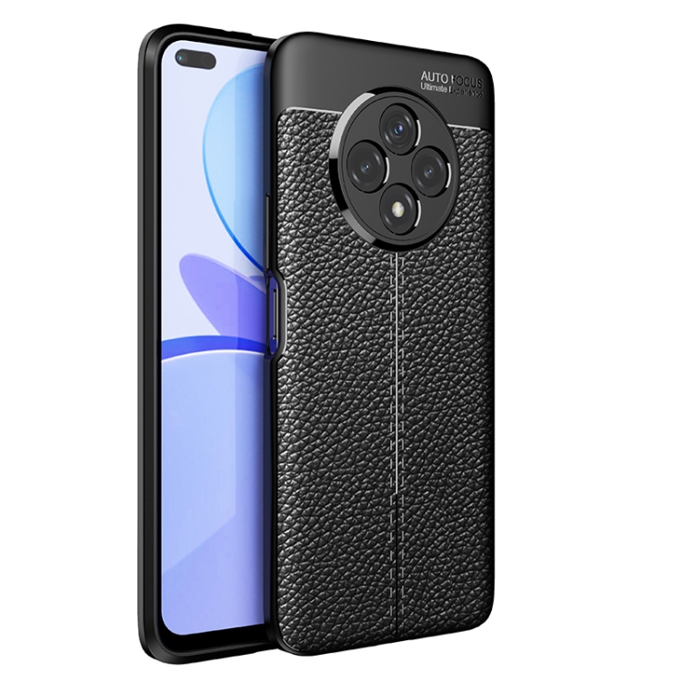 

For Huawei U-Magic 50 Plus Litchi Texture TPU Shockproof Case(Black)