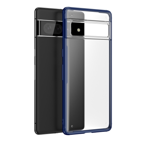 

For Google Pixel 7 Pro Four-corner Shockproof TPU + PC Protective Case(Blue)