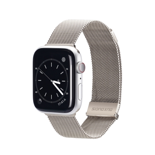 

DUX DUCIS Milanese Watchband For Apple Watch Series 7 41mm / 6&SE&5&4 40mm / 3&2&1 38mm(Starlight)