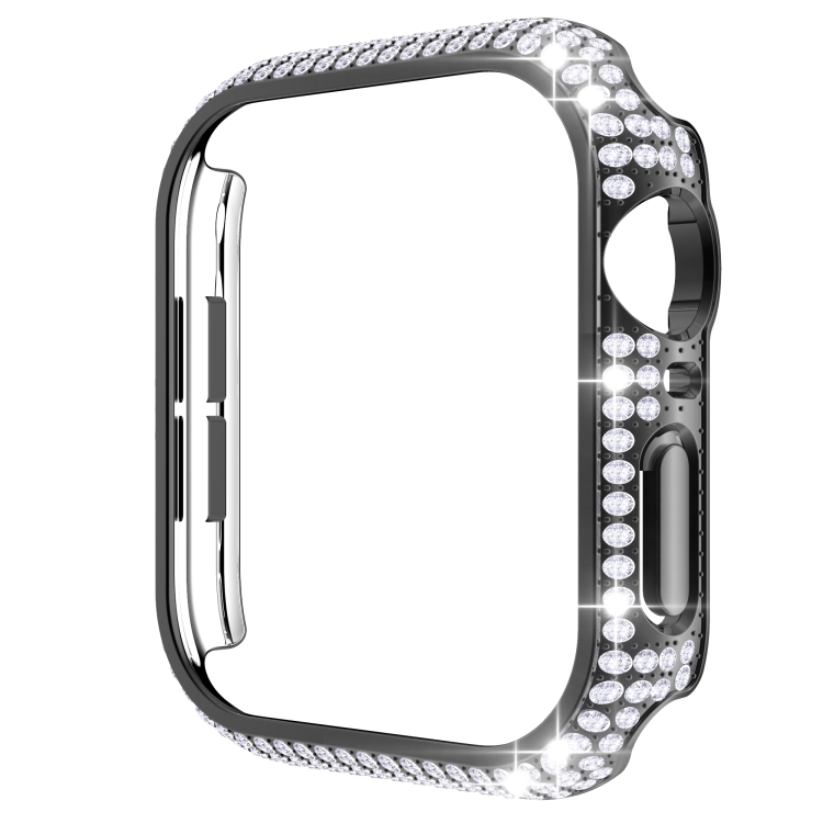 

Hollowed Diamond PC Watch Case For Apple Watch Series 6&SE&5&4 44mm (Black)
