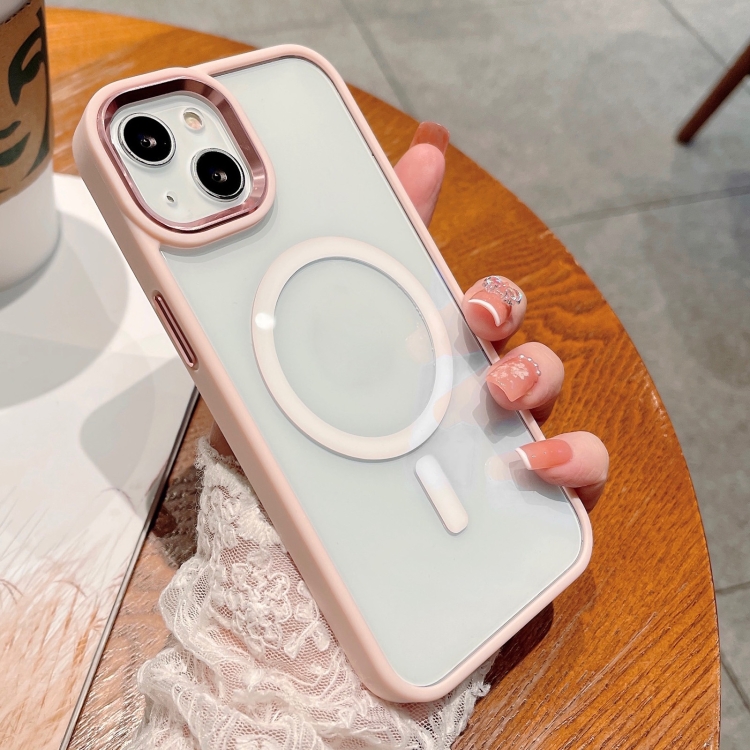 

Magnetic Magsafe Phone Case For iPhone 12 Pro(Pink)