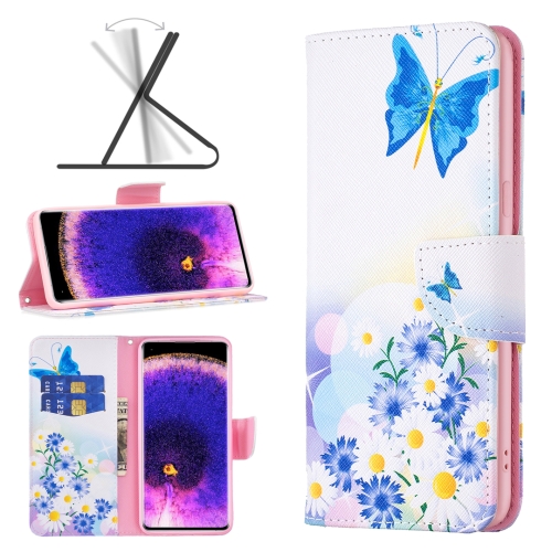 

For OPPO Find X5 Colored Drawing Pattern Leather Phone Case(Butterfly Love)