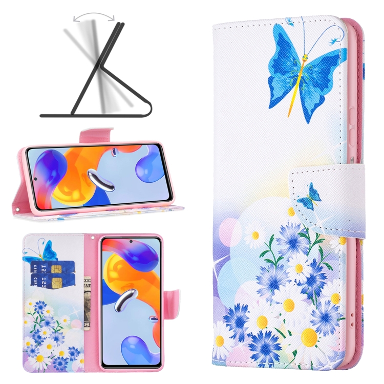 

For Xiaomi Redmi Note 11 Pro International Colored Drawing Pattern Leather Phone Case(Butterfly Love)