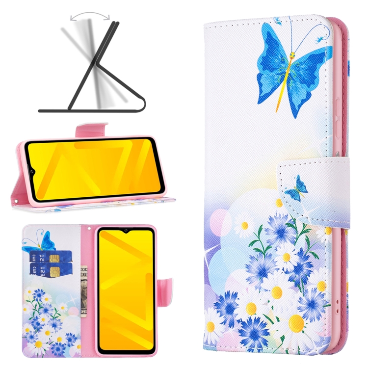 

For ZTE Blade A71 Colored Drawing Pattern Leather Phone Case(Butterfly Love)