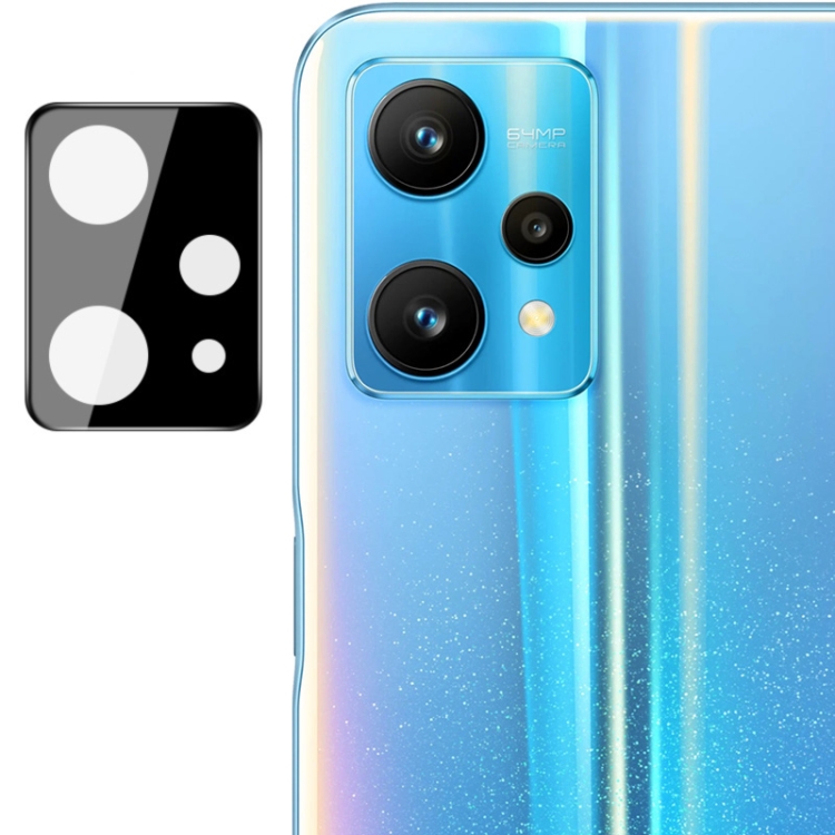 

For OPPO Realme 9 Pro 5G Global imak Integrated Rear Camera Lens Tempered Glass Film with Lens Cap Black Version